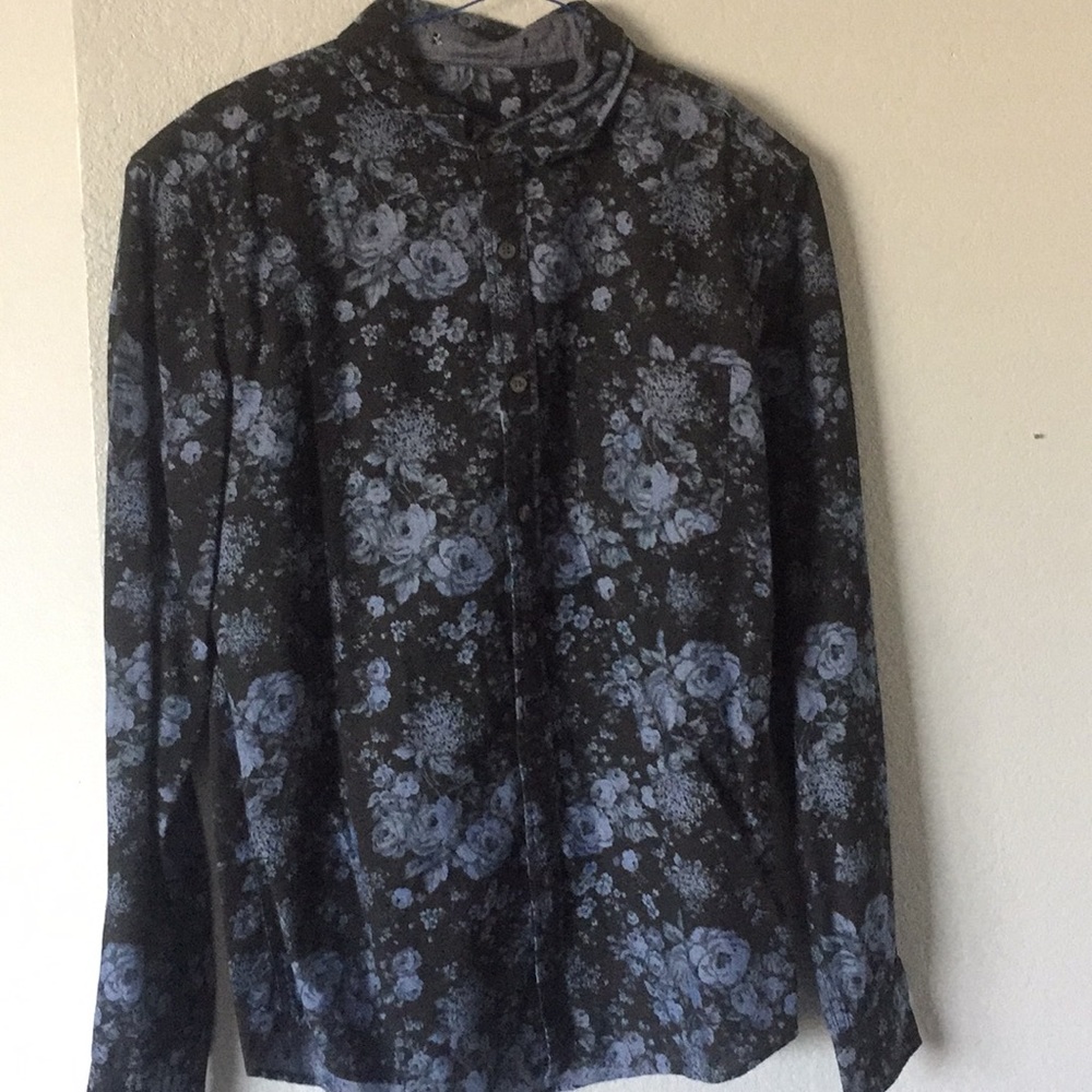 Forever 21 floral button up